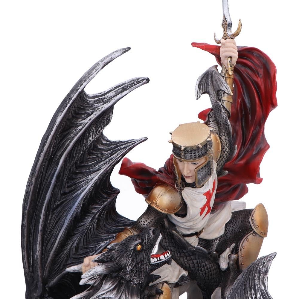 Legends Fall Knight Slaying Dragon Fantasy Figurine 56cm 5