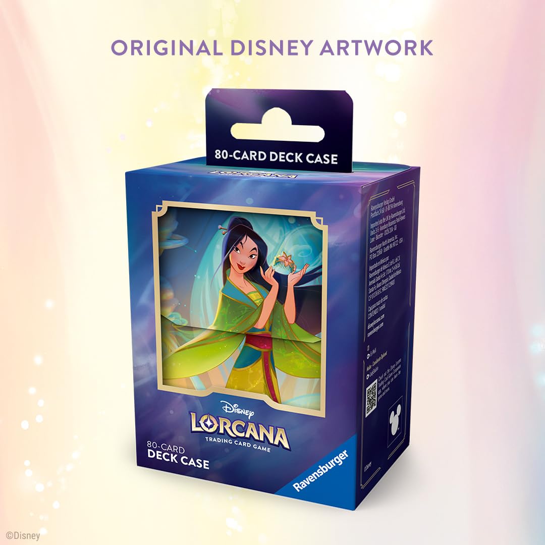 Disney Lorcana TCG Deck Case Mulan Set 9 Trading Card Game by Ravensburger 4