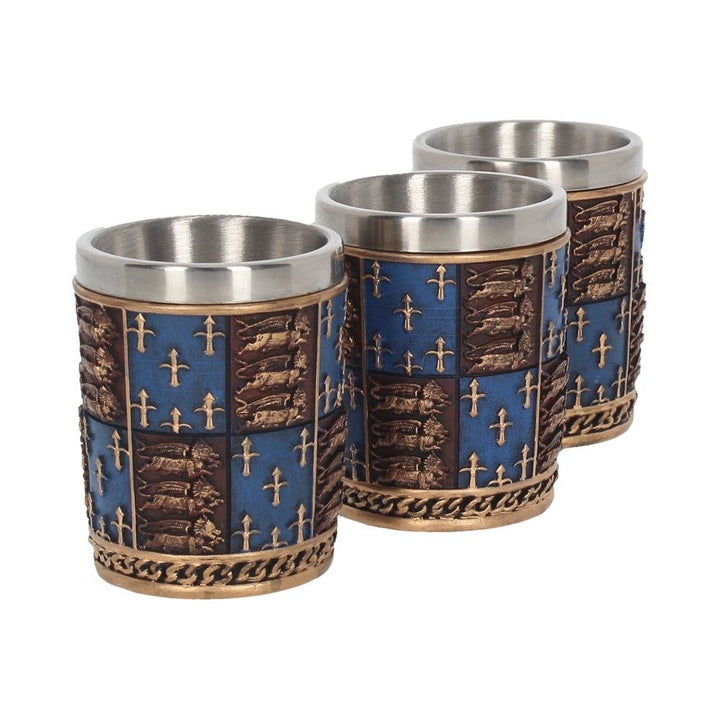 Medieval Edwardian Set of 4 Shot Glasses