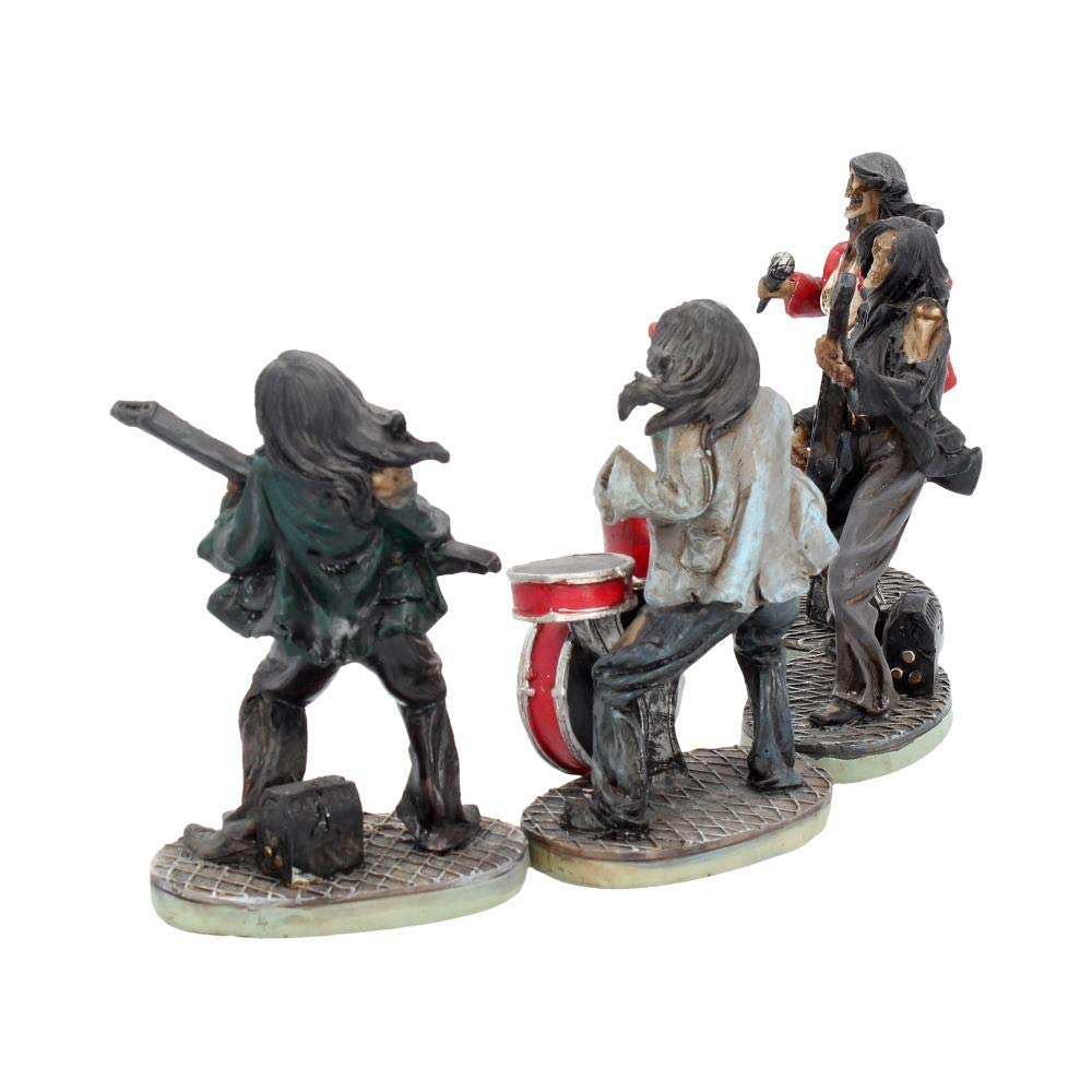 One Hell of a Band Figurine Set of 4 Drummer Bassist Guitarist Vocalist Ornaments 10cm