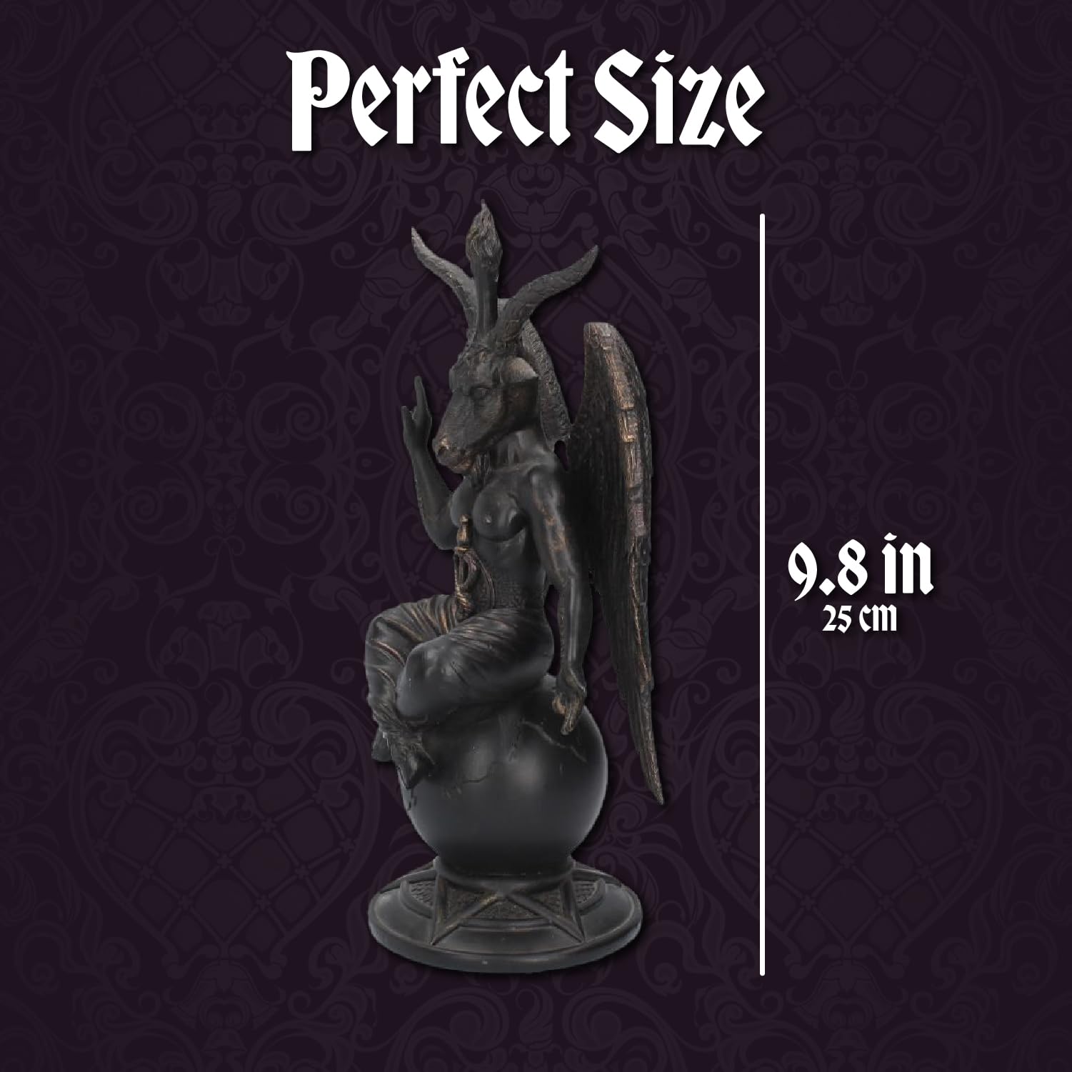 Baphomet Antiquity Occult Mystical Figurine Gothic Ornament 25cm 11