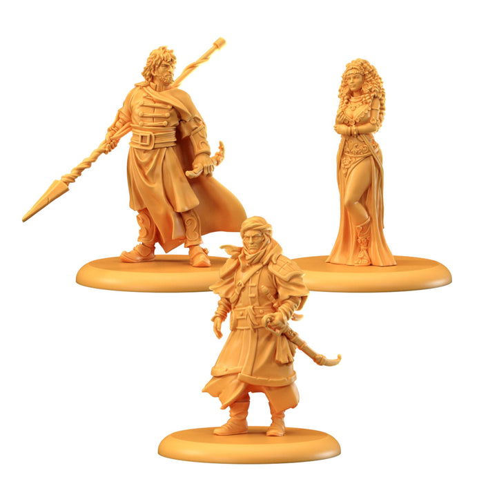 A Song of Ice and Fire Tabletop Miniatures Game Martell Heroes II Box Set - Legendary Leaders of Dorne, Strategy Game for Adults, Ages 14+, 2+ Players, 45-60 Minute Playtime, Made by CMON