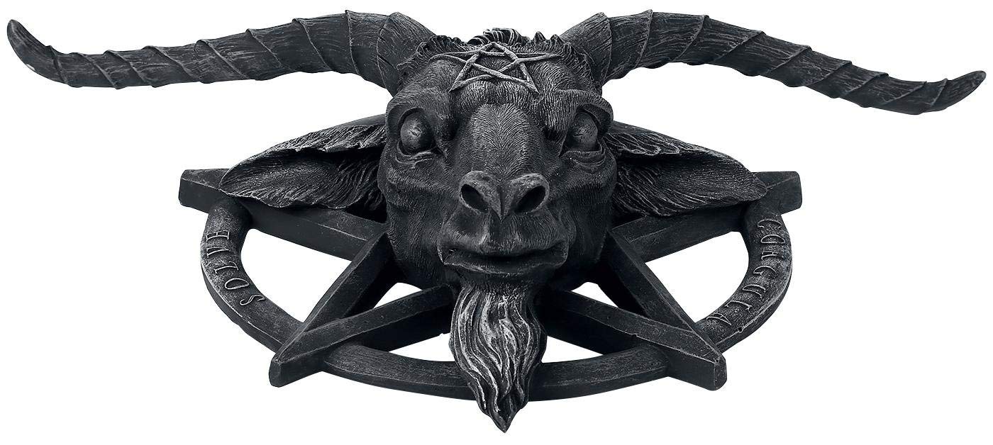 Baphomet Head Goat God Deity Pentagram Wall Plaque 40cm 2