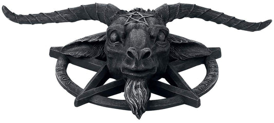 Baphomet Head Goat God Deity Pentagram Wall Plaque 40cm 2