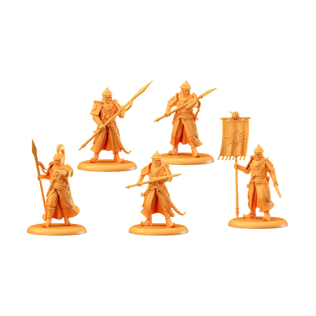 CMON A Song of Ice & Fire Tabletop Miniatures Game House Martell Starter Set - Lead The Resilient House Martell! Strategy Game for Adults, Ages 14+, 2+ Players, 45-60 Minute Playtime, Made by CMON