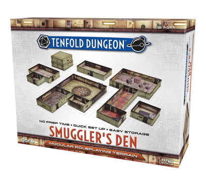 Tenfold Dungeon: Smuggler's Den | Modular Roleplaying Terrain 1