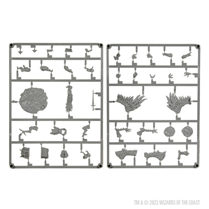 D&D Frameworks Vrock Unpainted and Unassembled Miniature 5