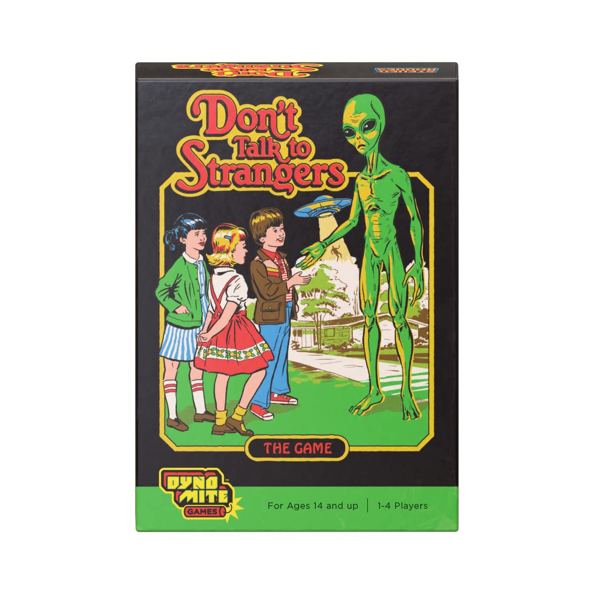 Cryptozoic Entertainment Don’t Talk to Strangers - Board Game - 1-4 Players - Steven Rhodes Artwork - Dynomite Games 1
