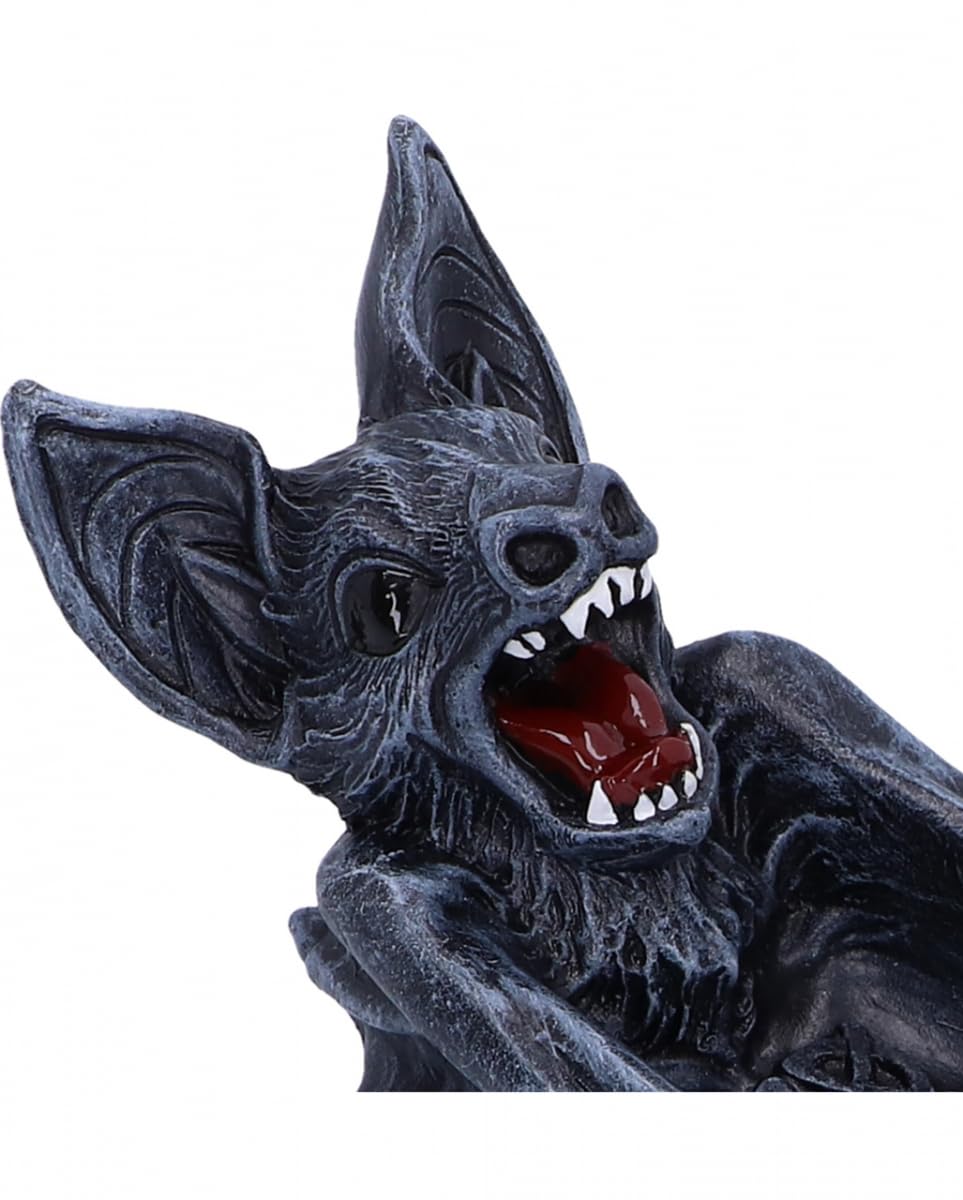 Night Wing Gothic Bat Incense Burner 29cm 6