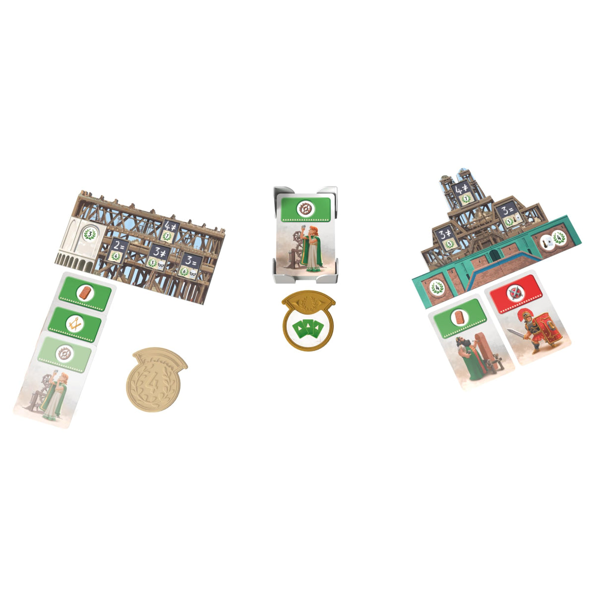 7 Wonders Architects Medals Board Game Expansion New Wonders Strategies 6