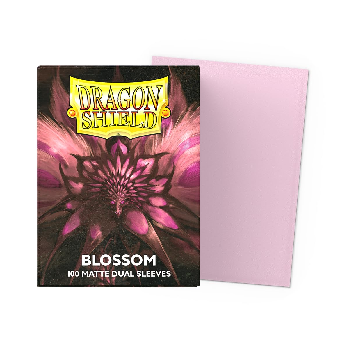 UNIT Dragon Shield Matte Dual Standard Sleeves Blossom 100 ct Gaming Accessory by Arcane Tinmen 2