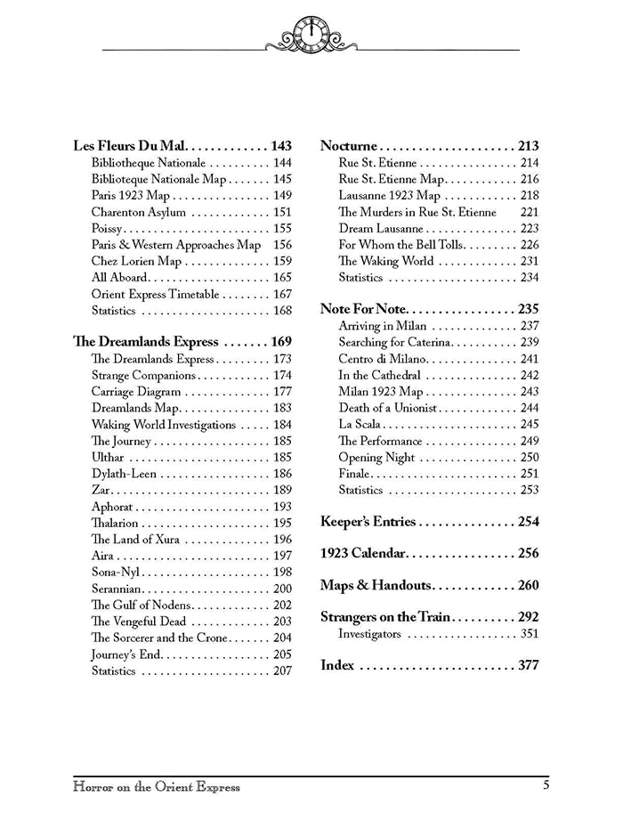 Call of Cthulhu Horror on the Orient Express Roleplaying Game by Chaosium 6