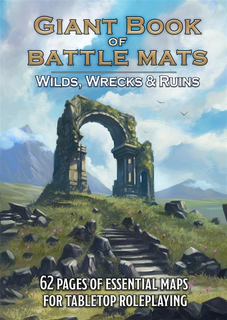 Giant Book of Battle Mats Wilds, Wrecks & Ruins 1