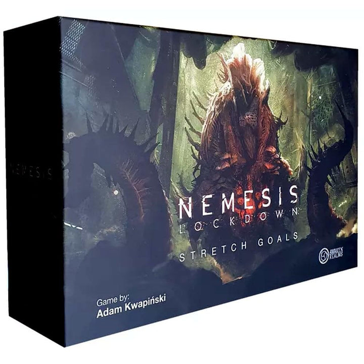 Nemesis: Lockdown: Stretch Goals - Board Game Expansion by Awaken Realms - Strategy Game - Cooperative Adventure Game - Adults & Teens Ages 14+ - 1-5 Players - Playtime 1-2 Hours, Multicoloured