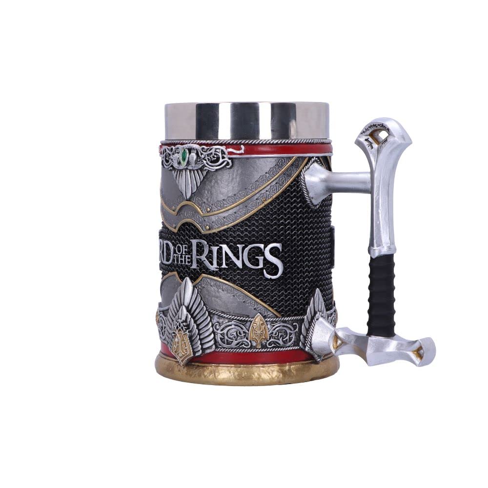 Lord of the Rings Aragorn Tankard 15.5cm Officially Licensed