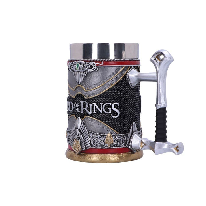 Lord of the Rings Aragorn Tankard 15.5cm Officially Licensed
