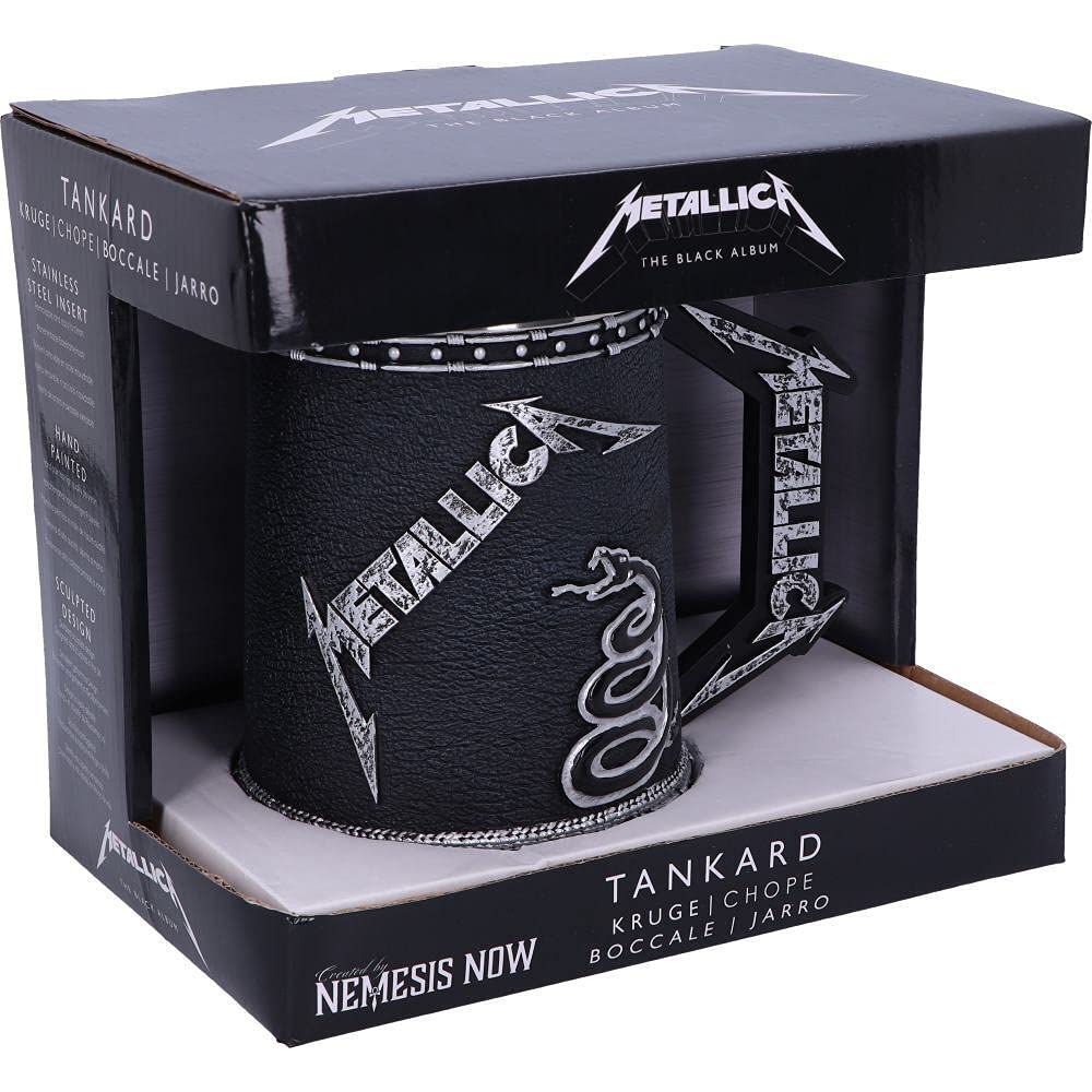 Metallica Black Album Tankard Officially Licensed Drinking Mug 6