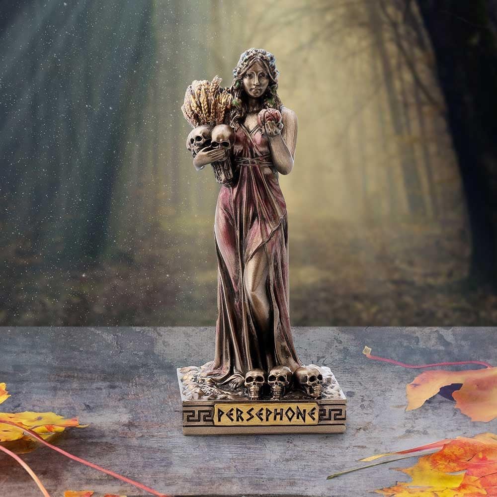Persephone Queen of the Underworld Mini Bronze Figurine 8.7cm