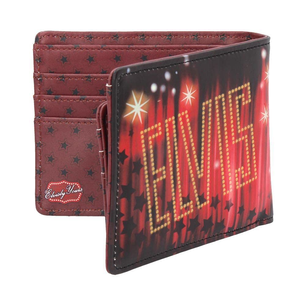Elvisly Yours Elvis Wallet Red 11cm Officially Licensed