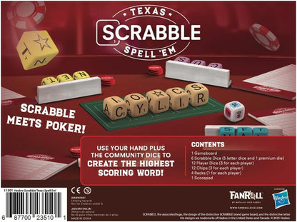 Scrabble Texas Spell Em Dice Game