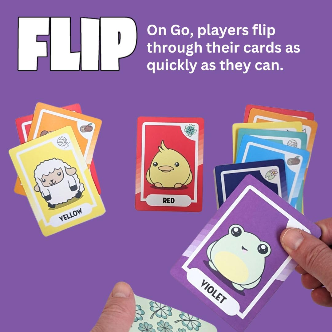 Rainbow Bunny Bop - A Family-Friendly Card Game - Perfect for Boys, Girls, Kids, Families & Adults Who Love Card Games and Board Games