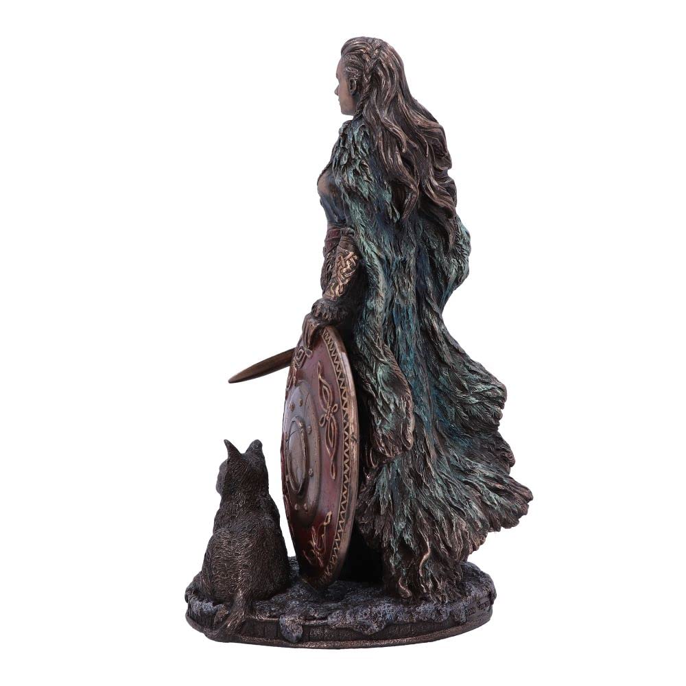 Bronze Freya Goddess of Love Figurine 21cm
