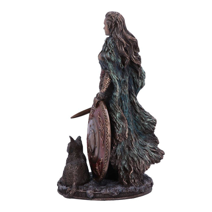 Bronze Freya Goddess of Love Figurine 21cm