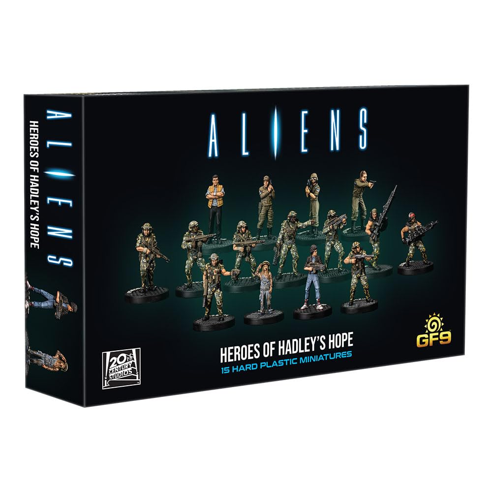 Aliens Heroes of Hadleys Hope Miniature Models Gale Force Nine Set 1