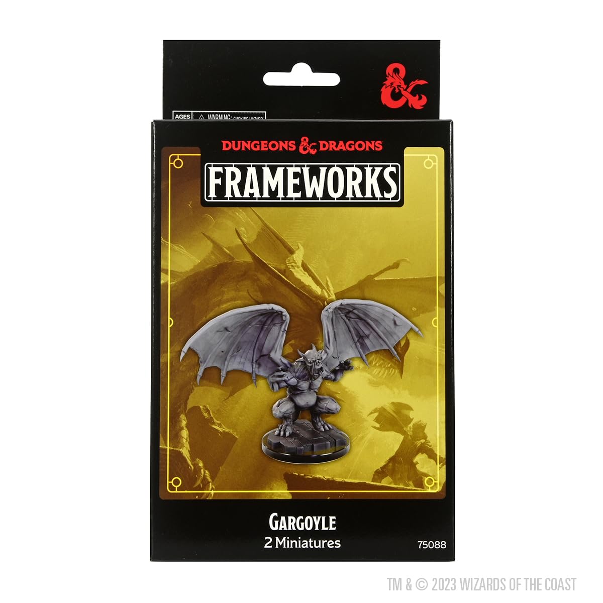WizKids D&D Frameworks: Gargoyle - Unpainted and Unassembled 3