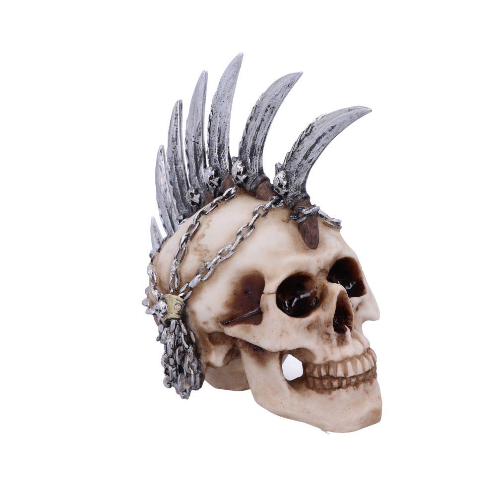 Chain Blade Mohican Mohawk Knife Skull Ornament