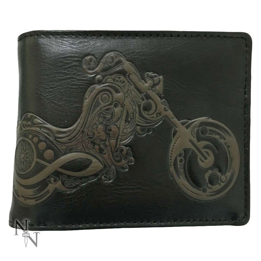 Embossed Motorcycle Bike Wallet 11cm