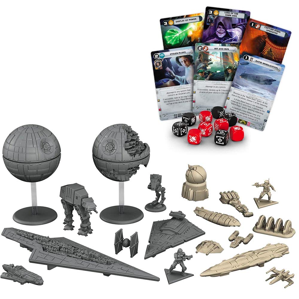 Star Wars: Rebellion Board Game - Epic Galactic Empire vs Rebel Alliance Conflict! Tabletop Miniatures Strategy Game for Adults, Ages 14+, 2-4 Players, 3 Hour Playtime, Made by Fantasy Flight Games