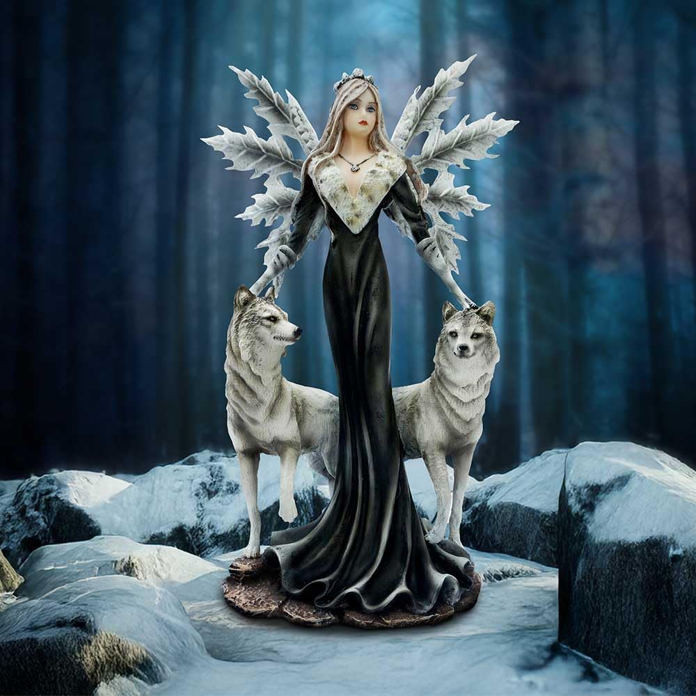 Protector of the Pack Mystical Wolf Guardian Figurine 24cm 7