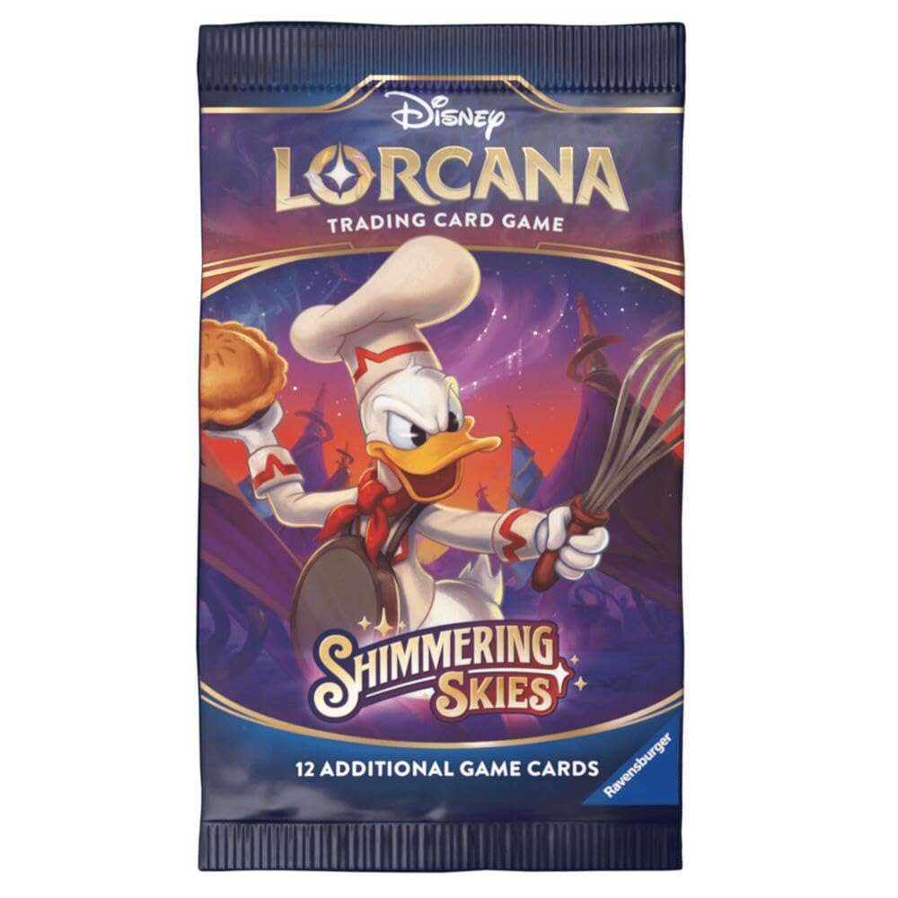 Ravensburger Disney Lorcana TCG: Shimmering Skies Assorted Single Booster Pack (12 Cards) | Collectible Trading Cards | Ideal for Disney Fans & TCG Players | Suitable for Ages 8+ 1