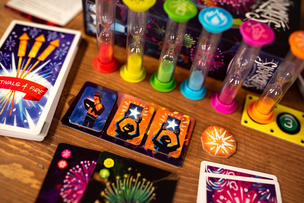 Floodgate Games Skyrockets Festivals of Fire Party Game - Card Game - English Version 6