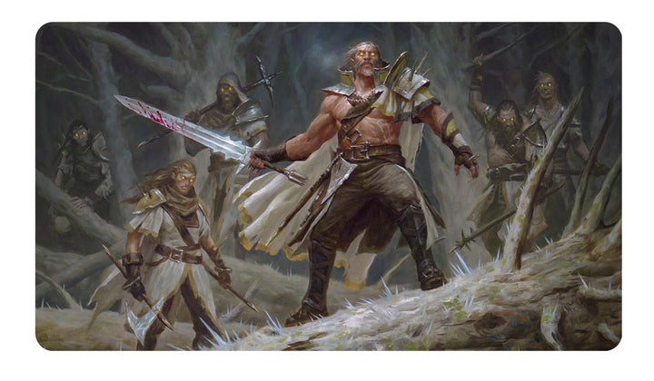 Ultra Pro - Commander Series #2: Allied - Tovolar Double-Sided Playmat for Magic: The Gathering, Custom Gaming Card Game Play Area Playmat Surface Accessory