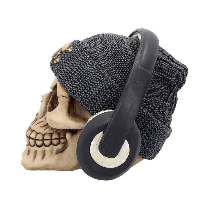 Dead Beat Headphones Skull 17cm Grey