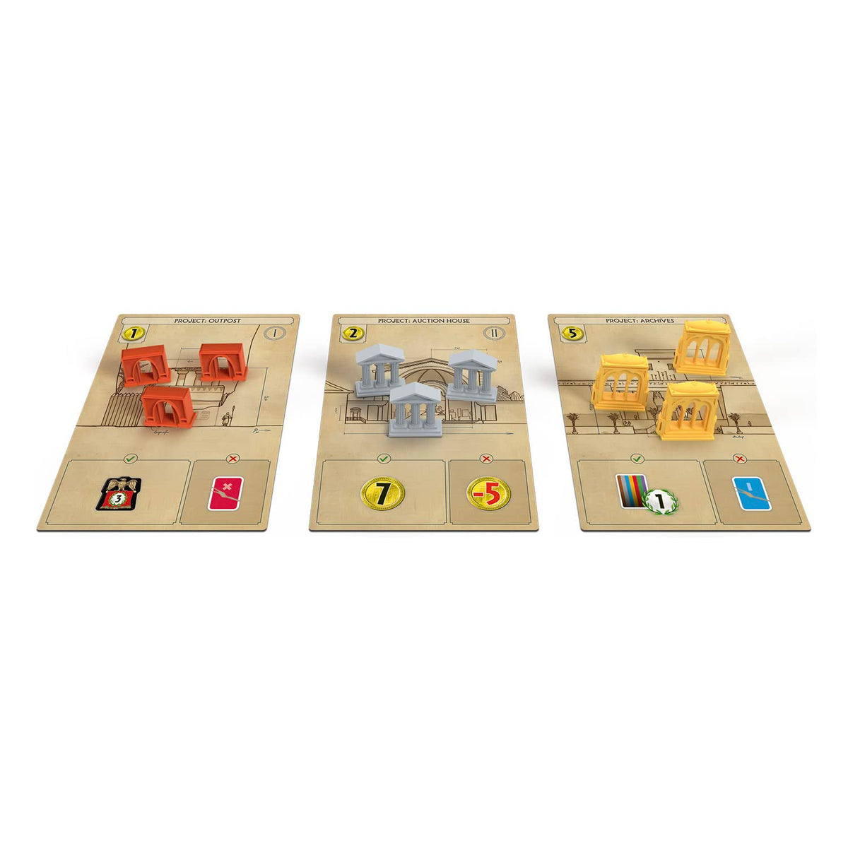 7 Wonders Edifice Board Game Expansion Ancient Civilization Building Strategy 3