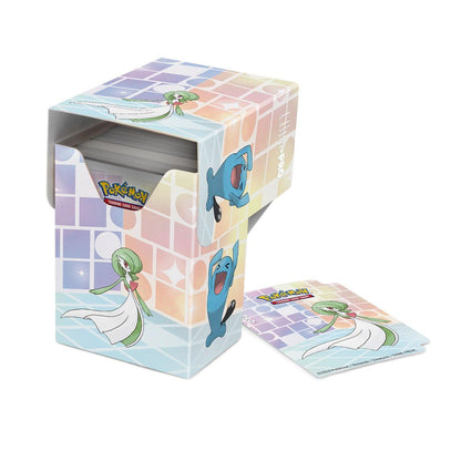 Ultra Pro - Gallery Series Trick Room Full View Deck Box® for Pokémon, Collector's Favorite Vibrant Design Large Capacity Durable Robust TCG Card Storage Box Accessory 1