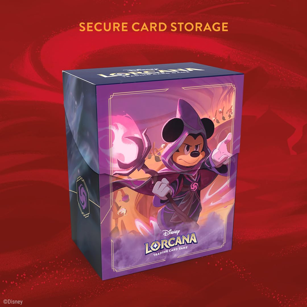 Disney Lorcana TCG Deck Case Mickey Mouse Set 8 Trading Card Game by Ravensburger 2