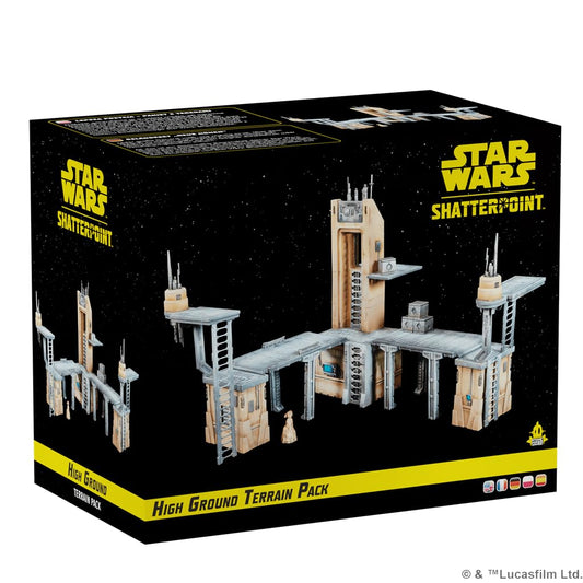 Star Wars Shatterpoint High Ground TERRAIN PACK - Elevate Your Battles with Iconic Terrain! Tabletop Miniatures Game, Ages 14+, 2 Players, 90 Minute Playtime, Made by Atomic Mass Games 1