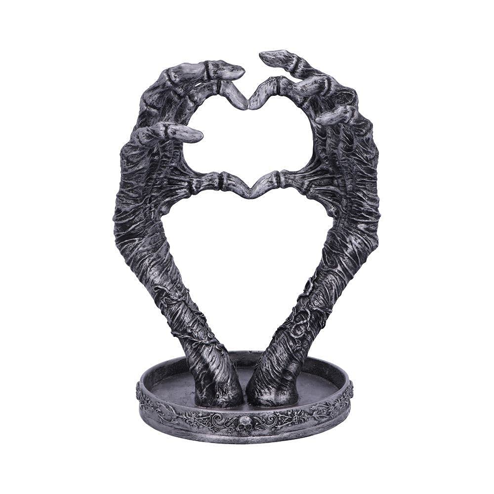 Gothic Mummified Love Heart Hands Jewellery Dish Holder 22cm