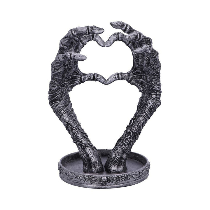 Gothic Mummified Love Heart Hands Jewellery Dish Holder 22cm