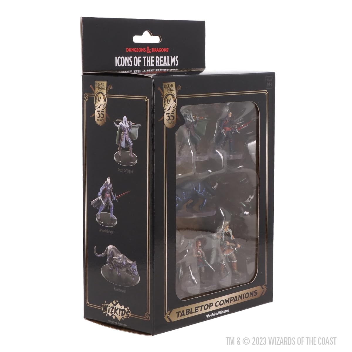 Tabletop Companions Boxed Set D and D The Legend of Drizzt 35th Anniversary Miniature Game by Wiz Kids 5