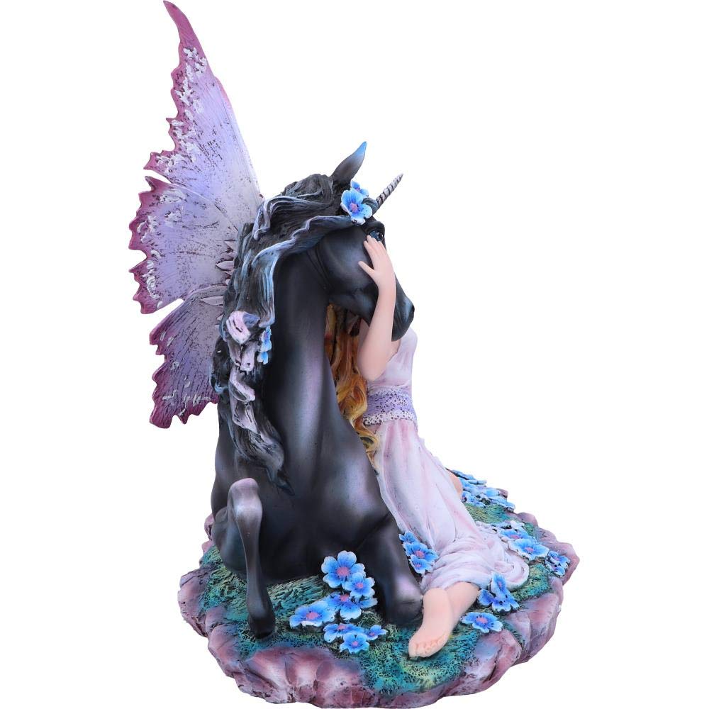 Spirit Bond Purple Pink Unicorn Fairy Companion Figurine 33cm 5