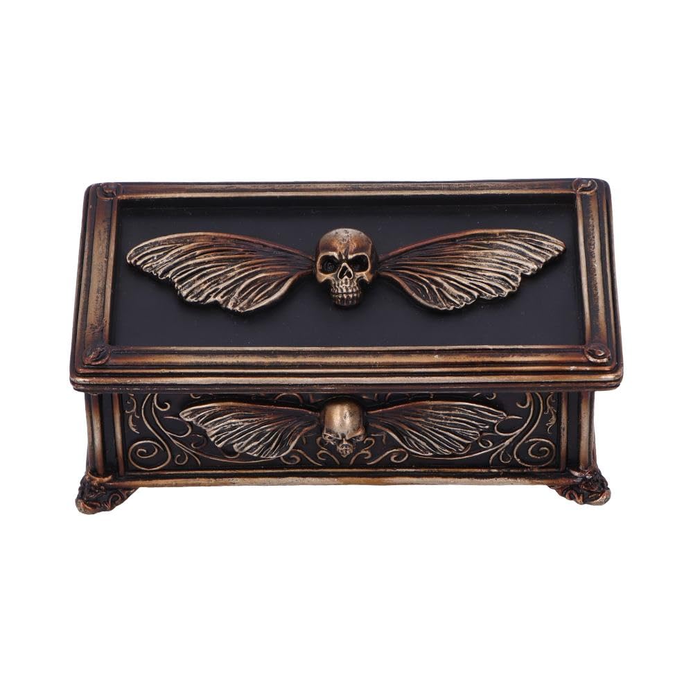 Deaths Head Treasure Ornamental Box Deaths 14.5cm