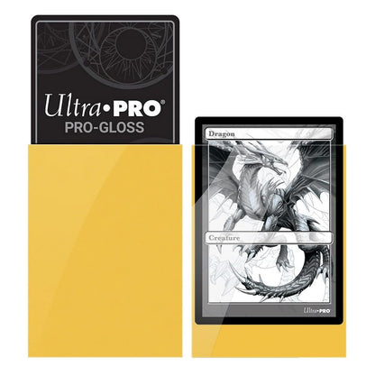 Standard Deck Protectors 50CT Yellow Card Sleeve by Ultra Pro 3