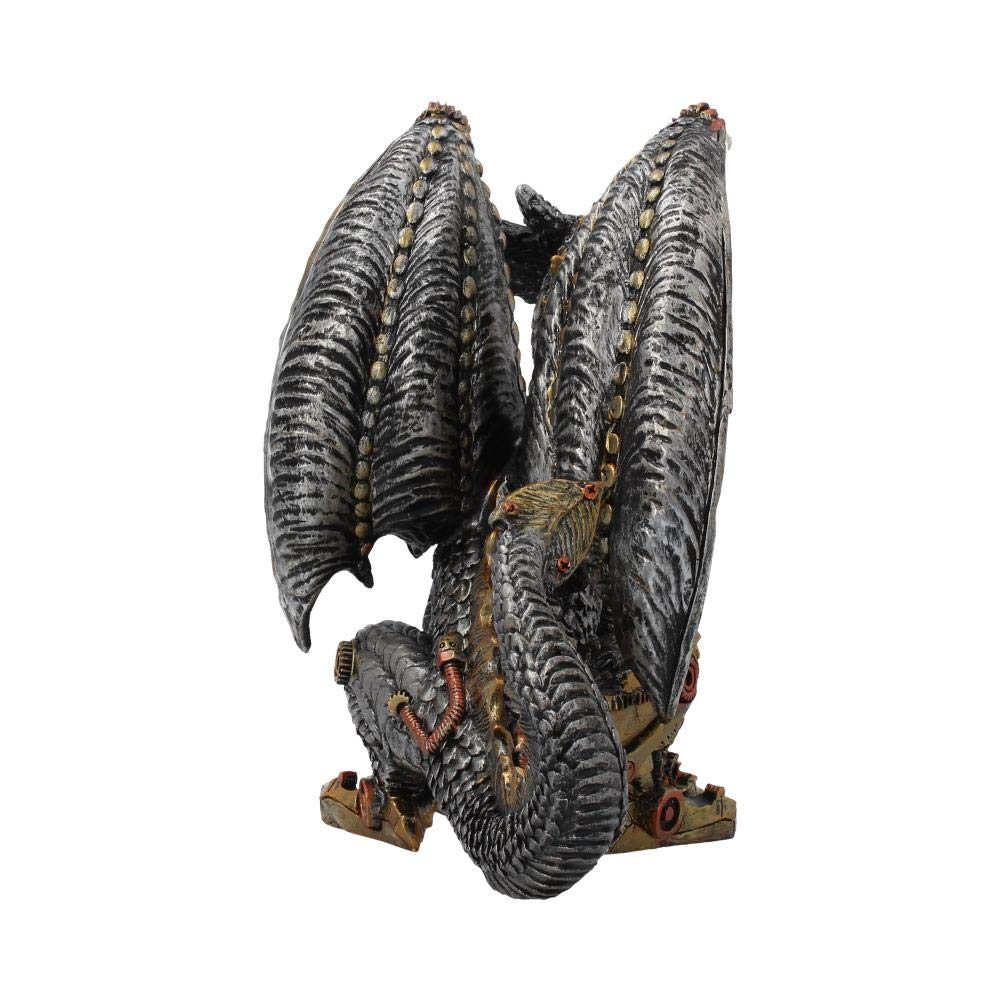 Mechanical Protector Steampunk Dragon Figurine 20cm 4