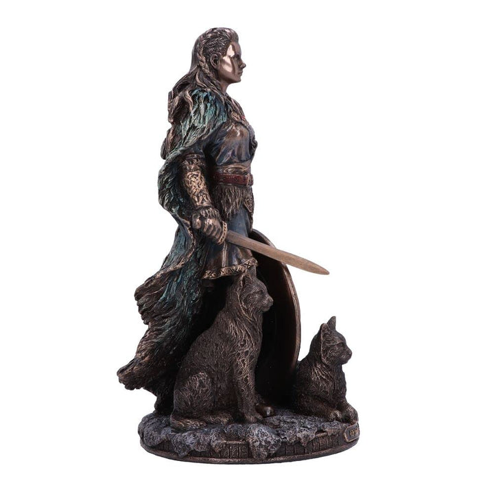 Bronze Freya Goddess of Love Figurine 21cm