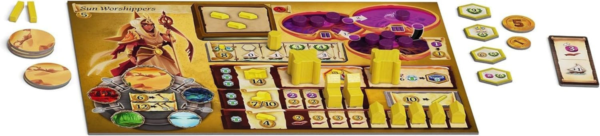 Capstone Games Terra Nova - Simplified Version of Terra Mystica Board Game, Capstone Games, Ages 14+ 5